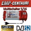Sat Multischalter EMP Centauri ProfiLine 5/16 1xSat 16xTeilnehmer Switch FULLHD 3D Digital Quad tauglich