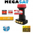 LNB Quad 0,1 dB Megasat Diavolo