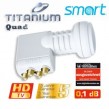 LNB Quad Smart Titanium Gold TQS 0,1dB