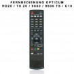 Fernbedienung für Opticum HD 20, TS 20, 9600, 9600 TS, C 10, S 10 NEU