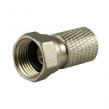 20 F-Stecker 8,2mm / für 130dB Koax Kabel / Sat Kabel