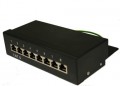 Patchpanel Net 8 Port  Cat6 Black