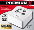PremiumX PX-4 Sat Dose 4 Fach Enddose TWIN Antennendose CLASS A 2x Sat, 1x Radio, 1xTV DIGITAL FULLHD 3D 